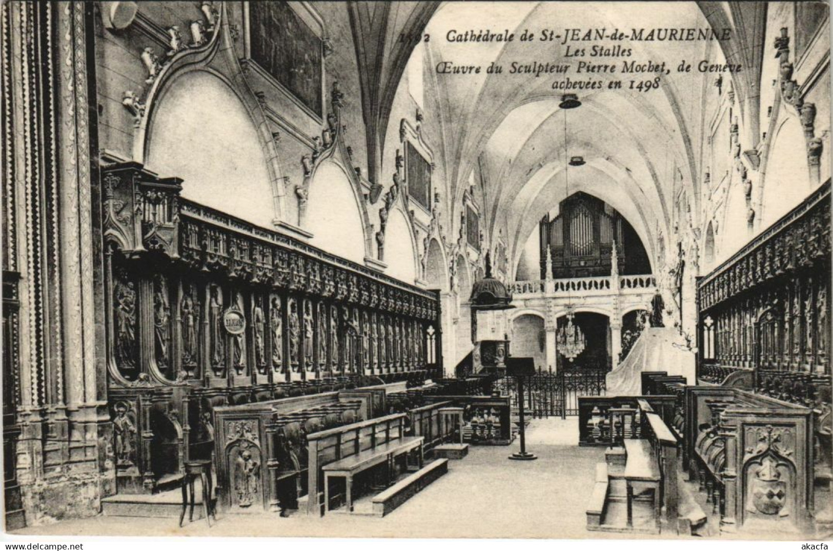 CPA SAINT-JEAN-de-MAURIENNE Cathedrale - Les Stalles (1195719)