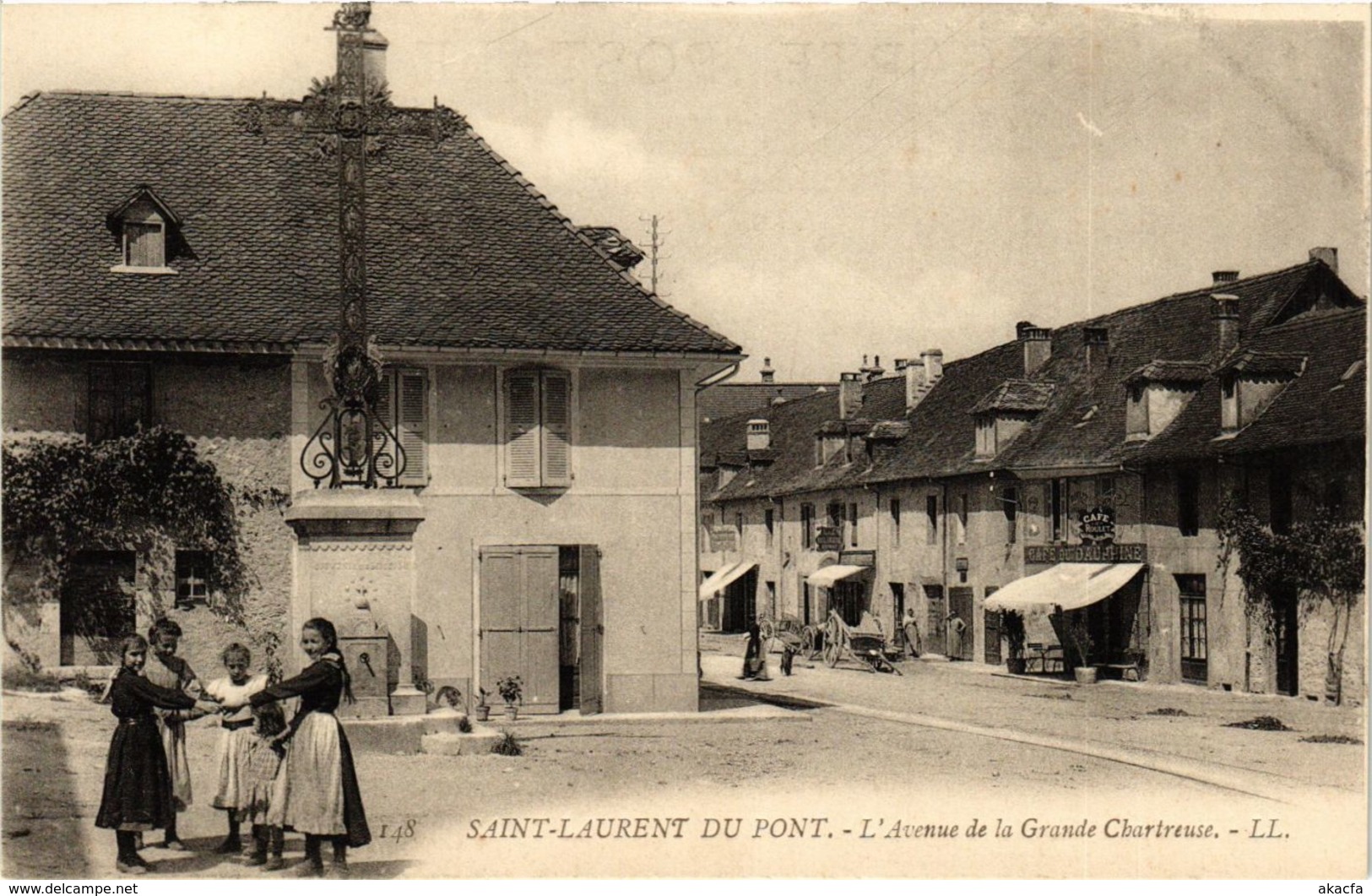 CPA Saint-Laurent-du-Pont - L'Avenue de la Grande-Chartreuse FRANCE (961752)