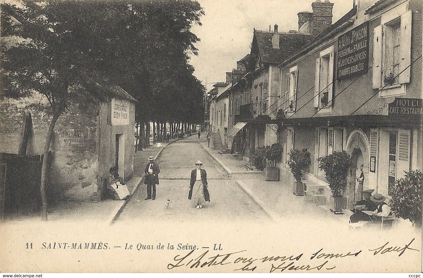 CPA Saint-Mammès Le Quai de la Seine