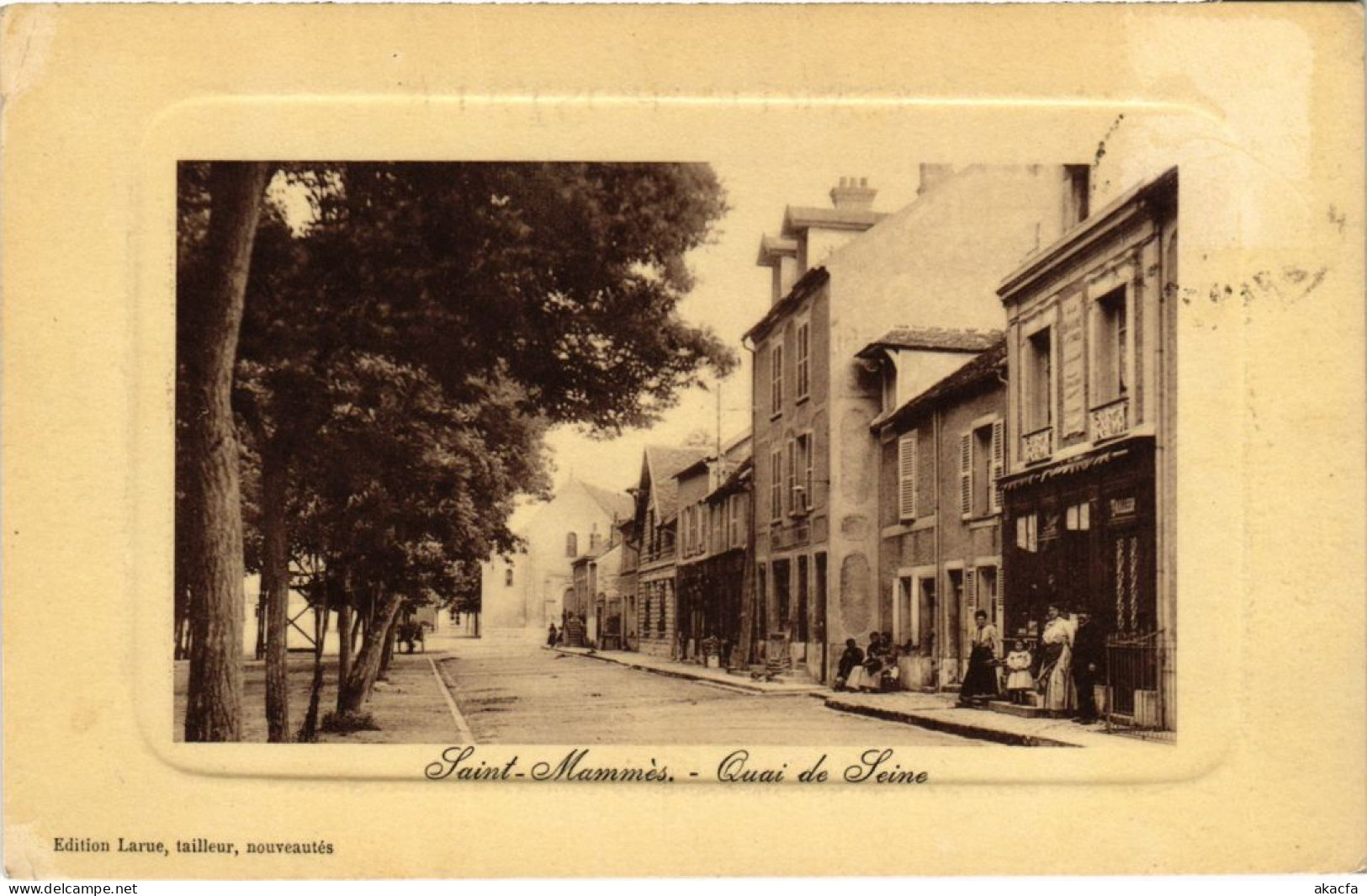 CPA Saint-Mammes Quai de Seine FRANCE (1300522)