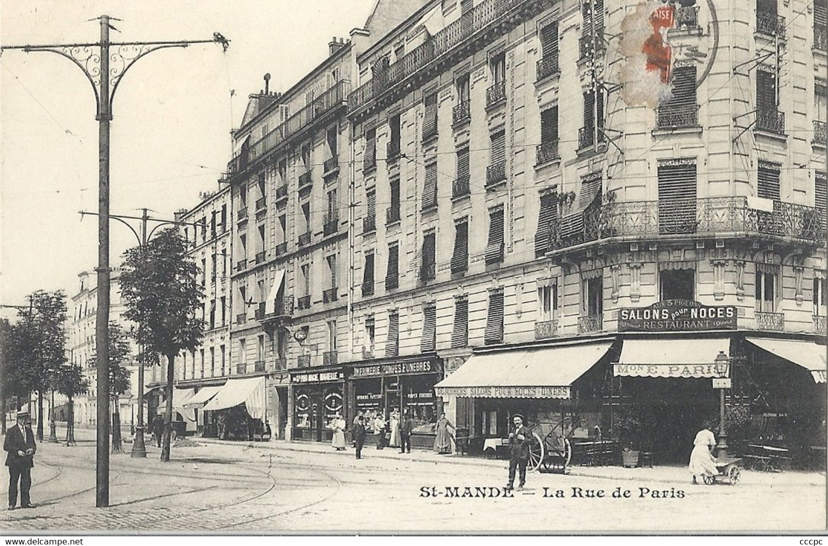 CPA Saint-Mandé La Rue de Paris