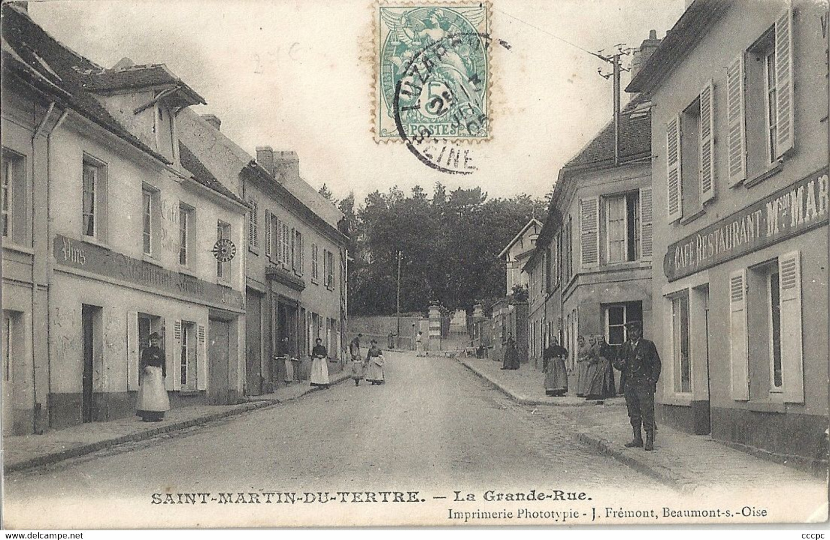 CPA Saint-Martin-du-Tertre La Grande Rue