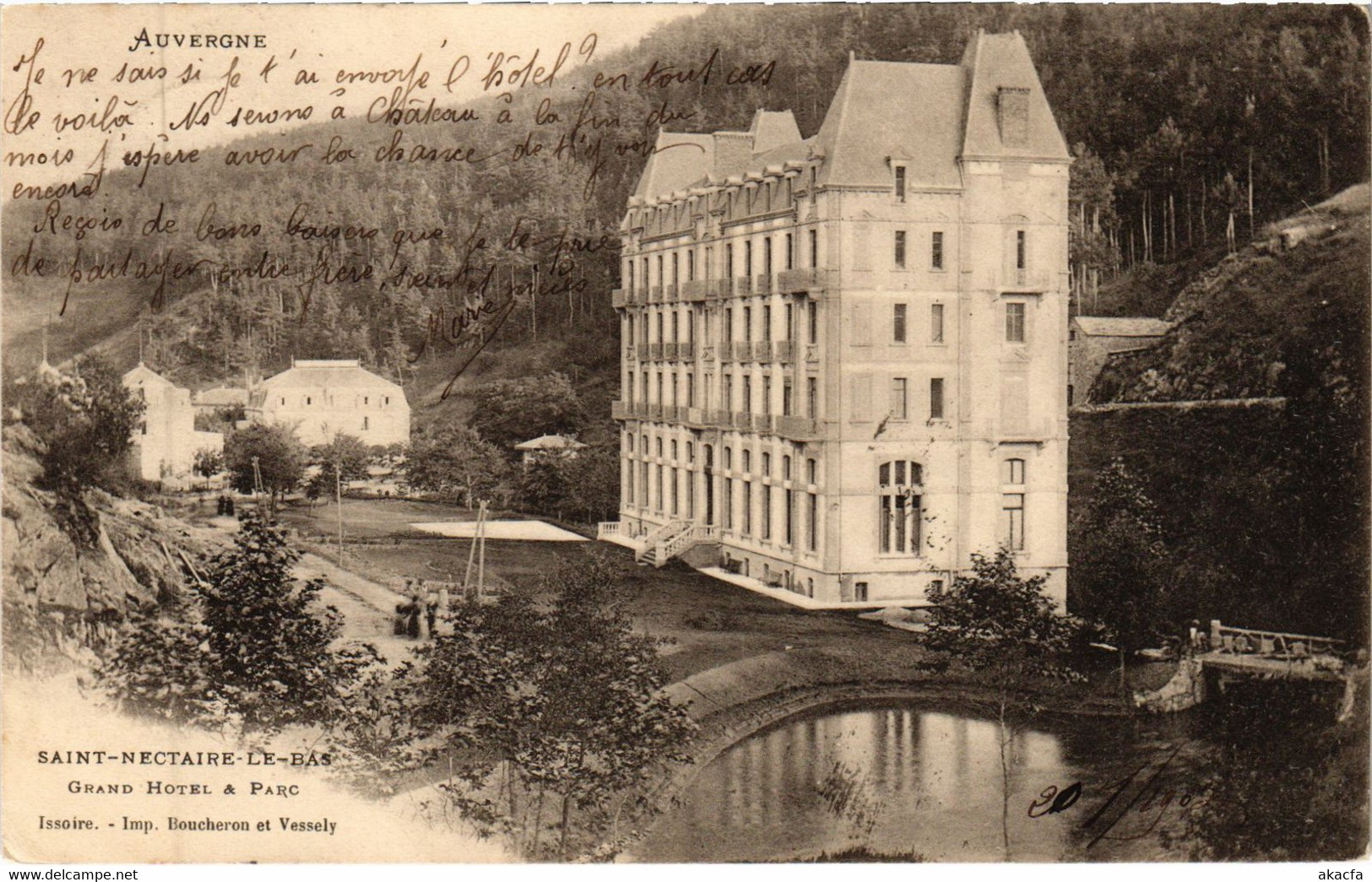 CPA SAINT-NECTAIRE SAINT-NECTAIRE-le-BAS - Grand Hotel et Parc (1255968)