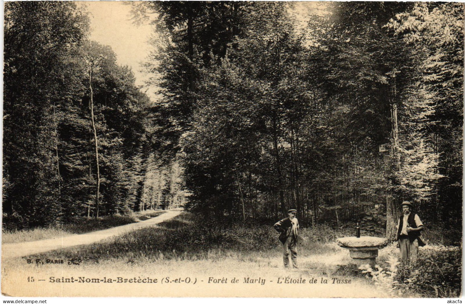 CPA SAINT-NOM-la-BRETECHE Foret de Marly - L'Etoile de la Tasse (1386067)