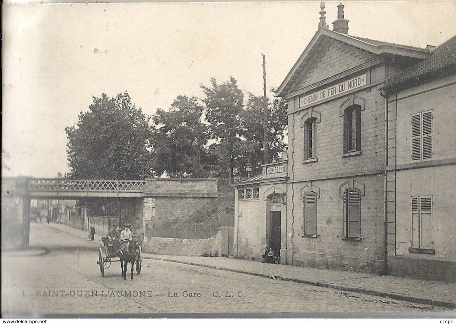 CPA Saint-Ouen l'Aumône La Gare