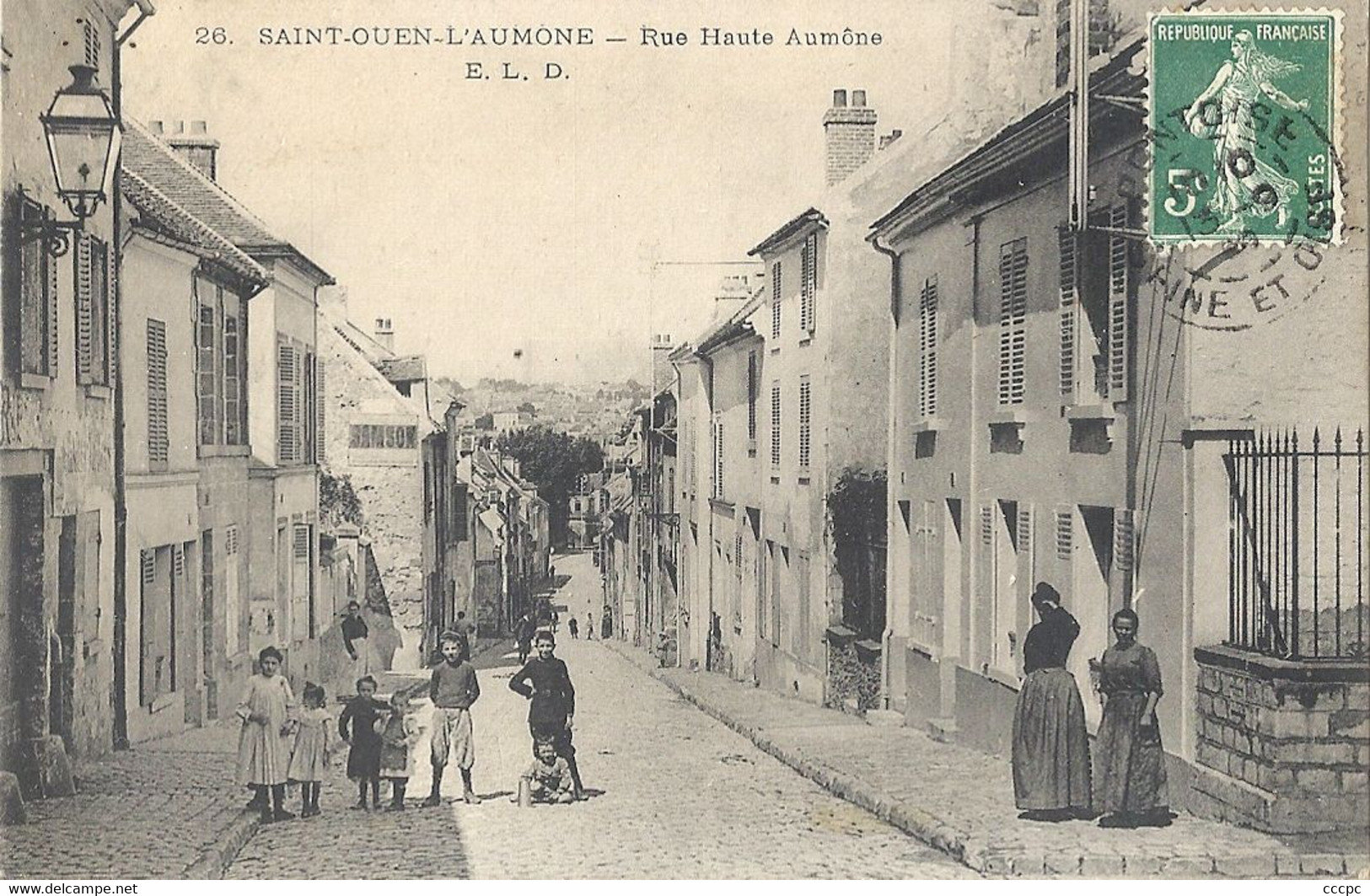 CPA Saint-Ouen l'Aumône Rue Haute Aumone