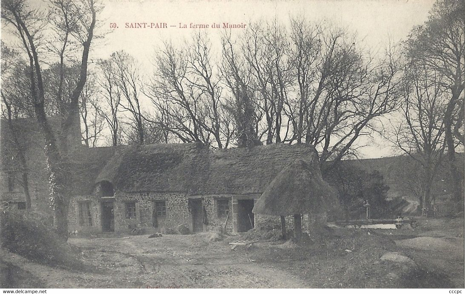 CPA Saint-Pair-sur-Mer la Ferme du Manoir