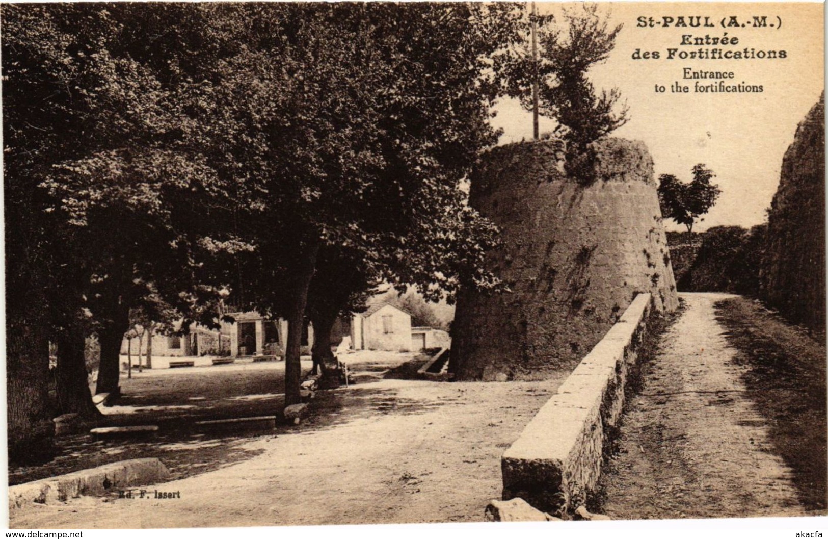 CPA Saint Paul- Entree des Fortifications FRANCE (1004724)