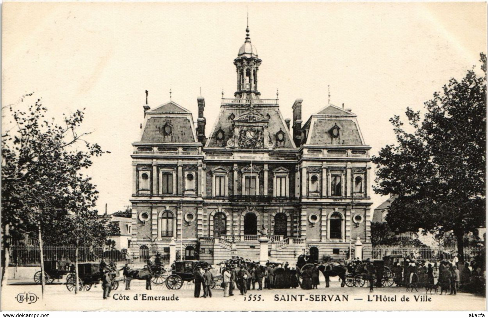 CPA Saint-Servan L'Hotel de Ville FRANCE (1015335)