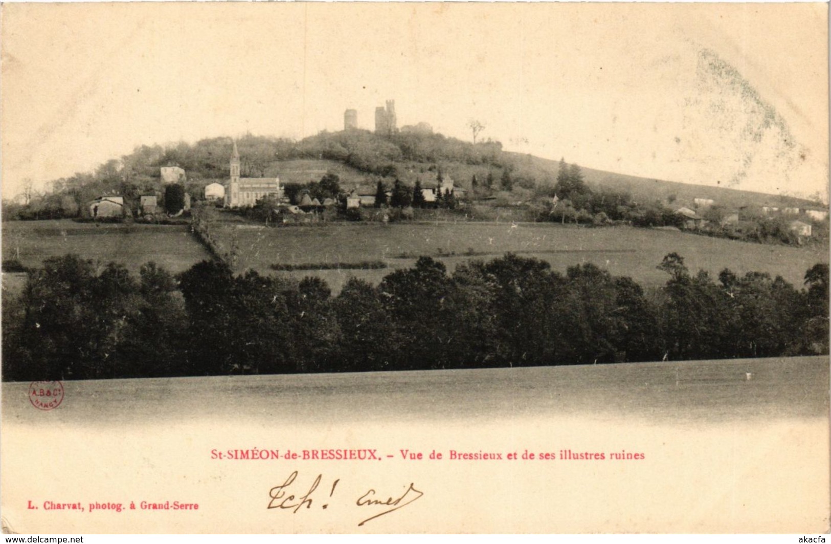 CPA Saint-Simeon-de-Bressieux - Vue de Bressieux FRANCE (961973)