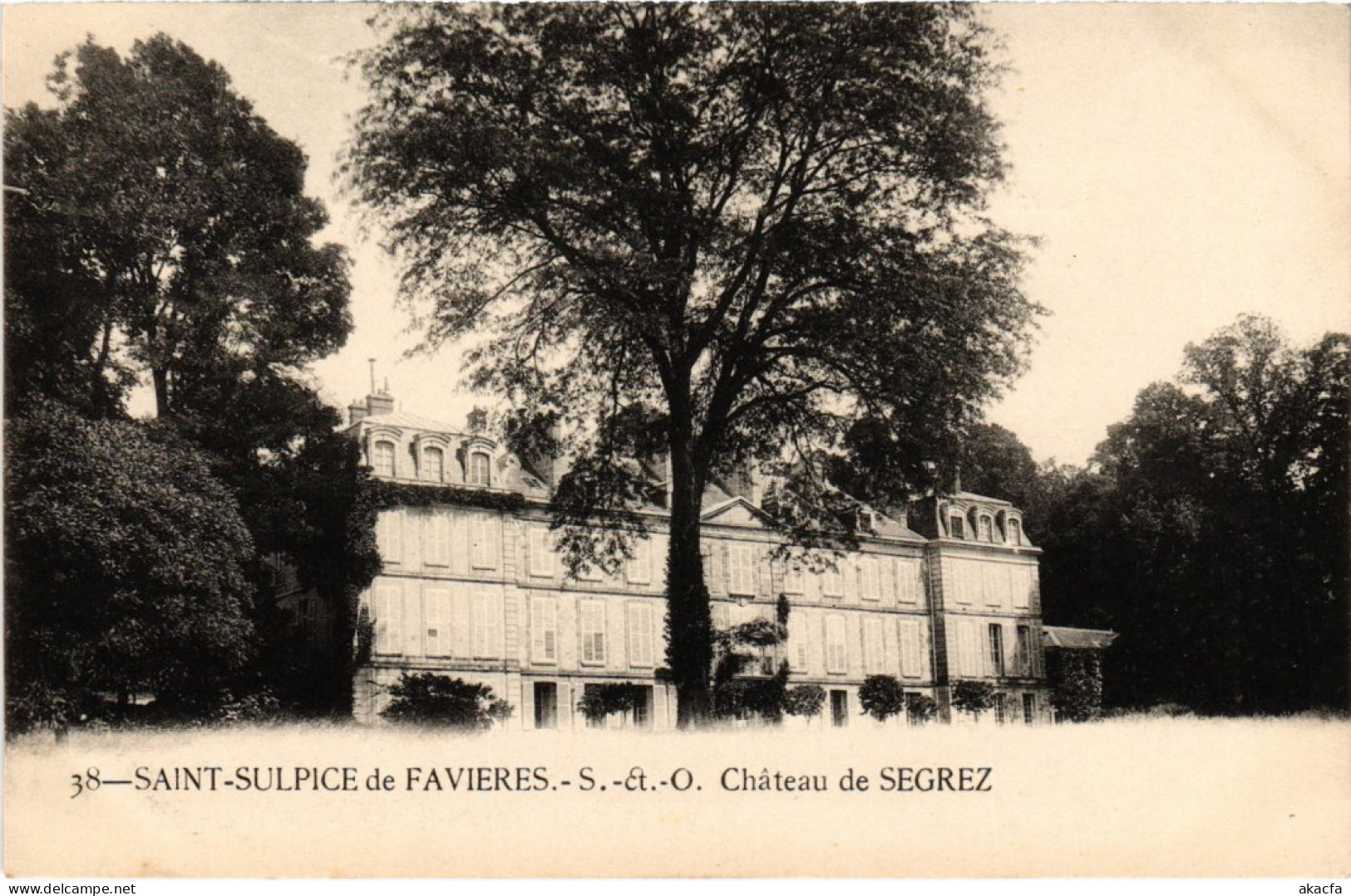 CPA SAINT-SULPICE-de-FAVIERES Chateau de Segrez (1354347)