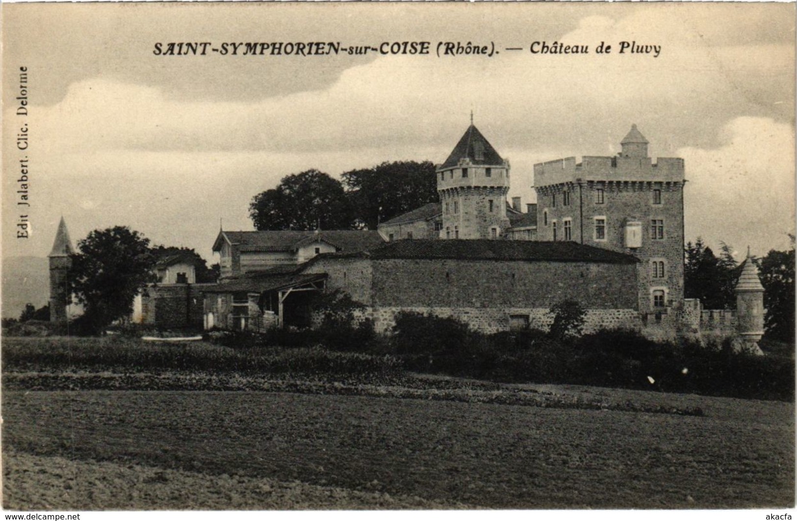 CPA Saint-Symphorien-sur-Coise - Chateau de Pluvy (1036527)