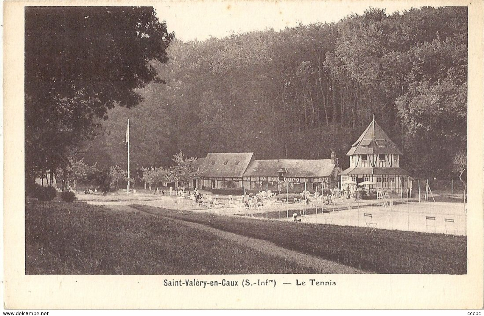 CPA Saint-Valéry-en-Caux Le Tennis