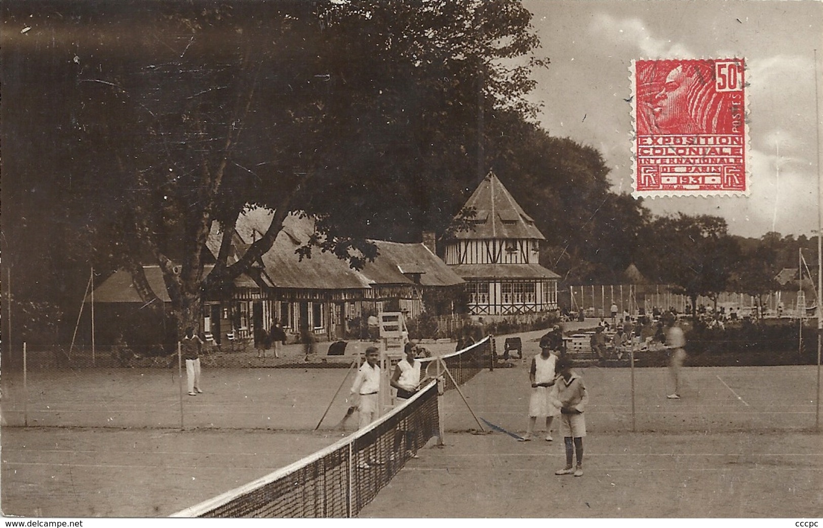 CPA Saint-Valéry-en-Caux Les Tennis