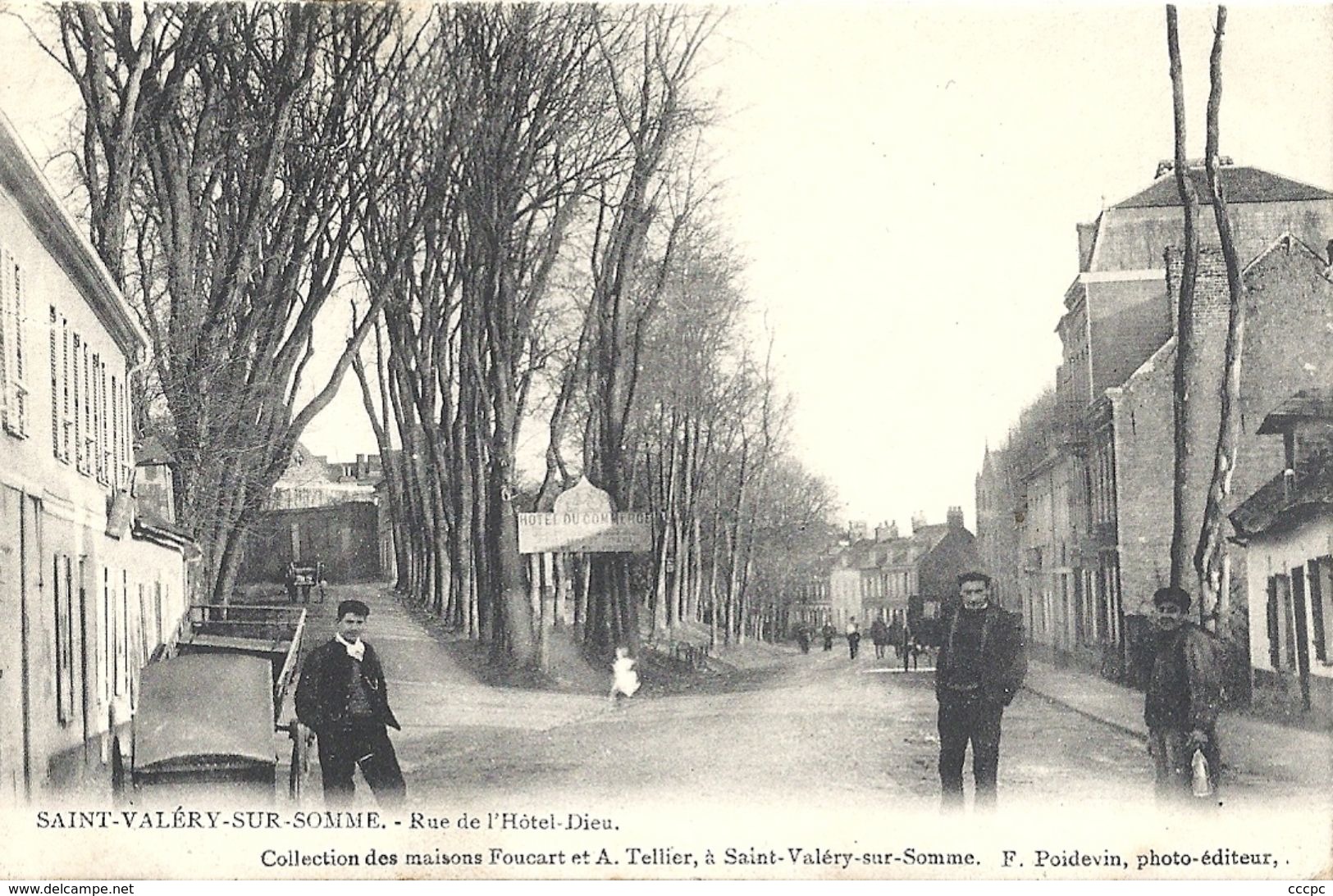 CPA Saint-Valéry-sur-Somme Rue de l'Hotel Dieu