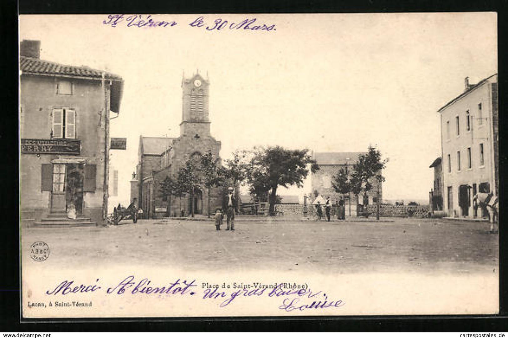 CPA Saint-Vérand, Place de Saint-Vérand