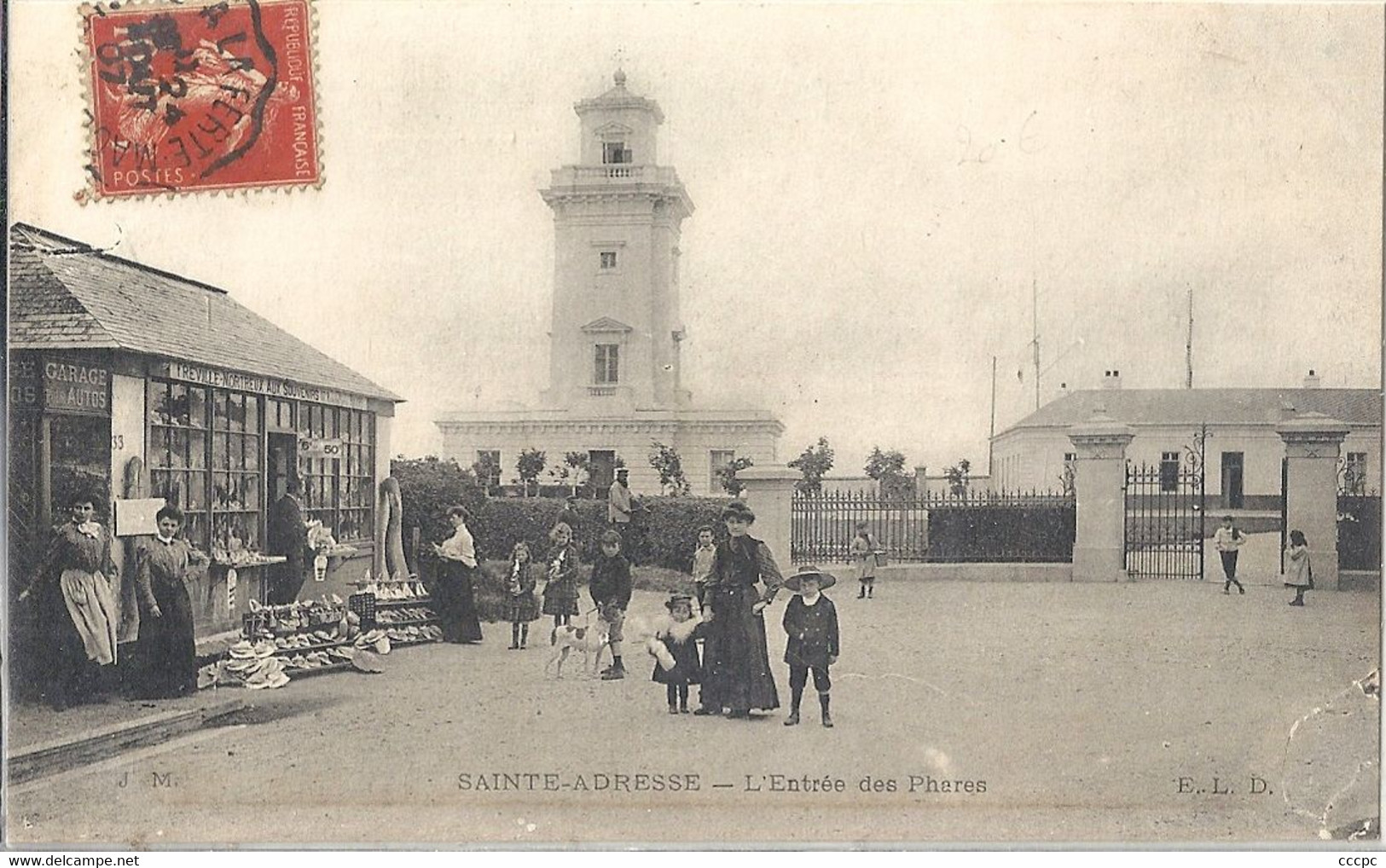 CPA Sainte-Adresse L'Entrée des Phares