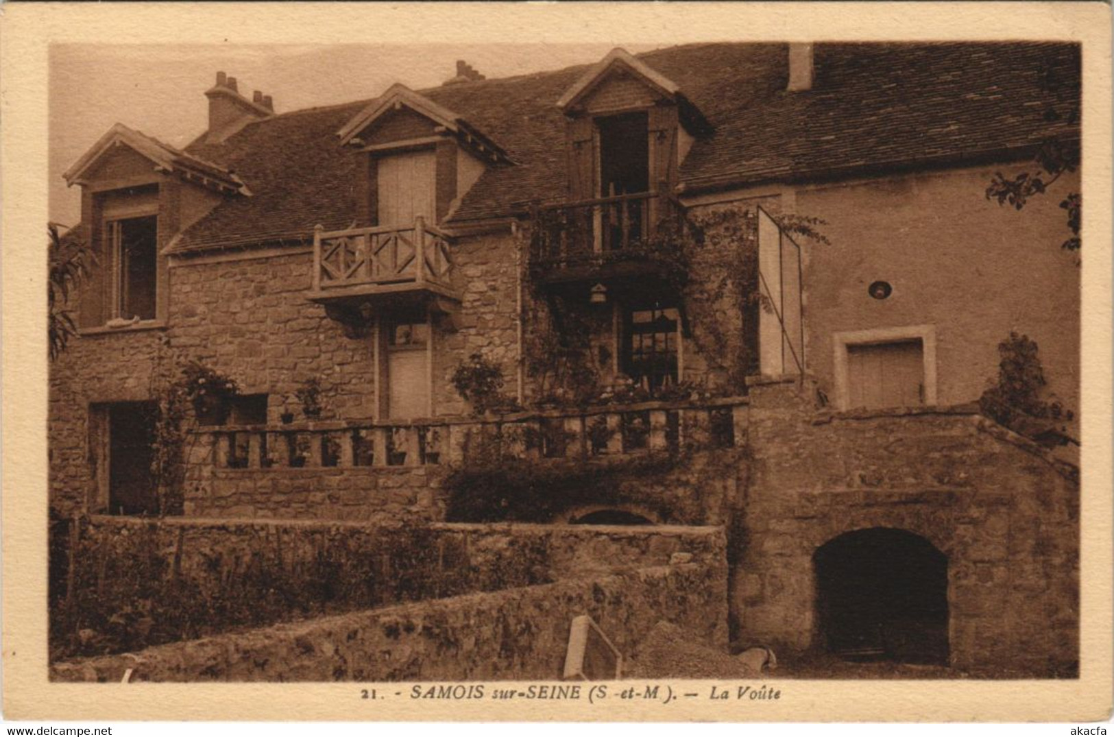 CPA SAMOIS-sur-SEINE - La Voute (120285)