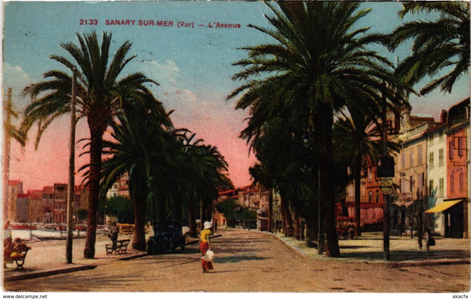 CPA SANARY-sur-MER - L'Avenue (106887)