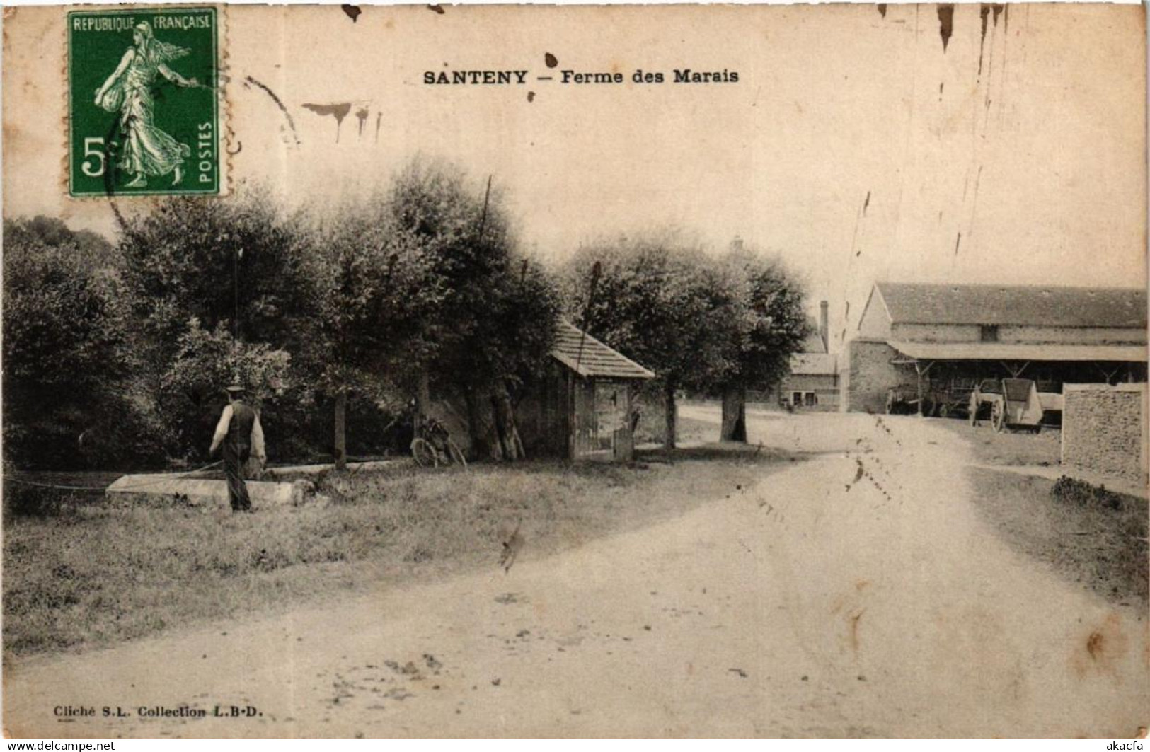 CPA SANTENY Ferme des Marais (600334)