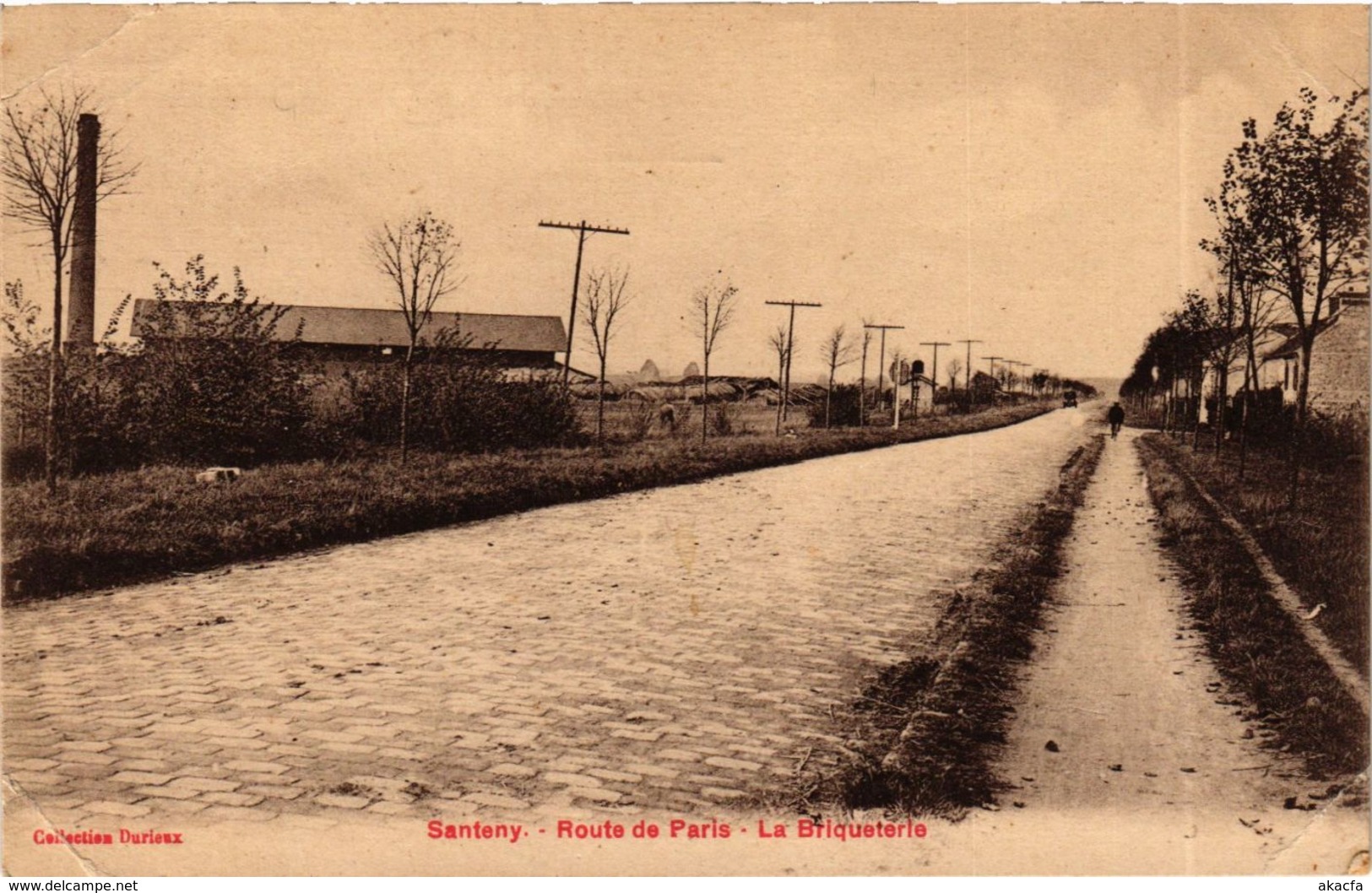 CPA SANTENY Route de Paris Briqueterie (869636)