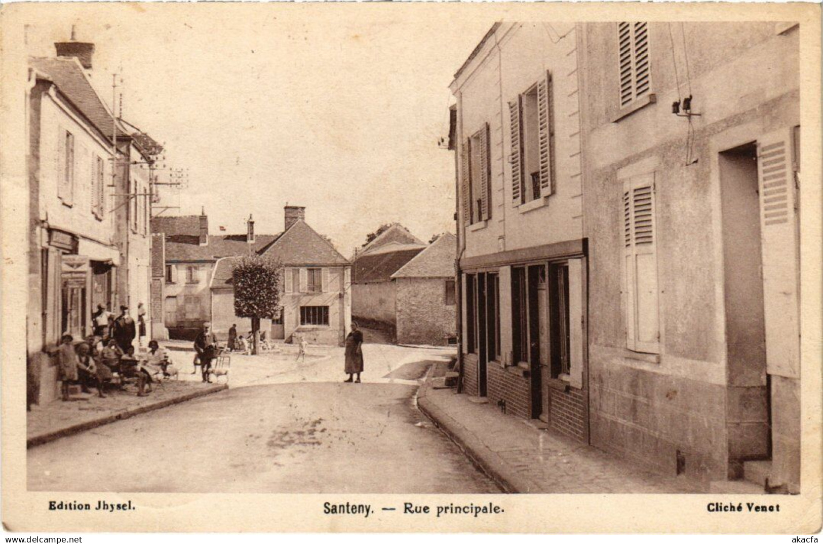 CPA Santeny Rue principale FRANCE (1339672)