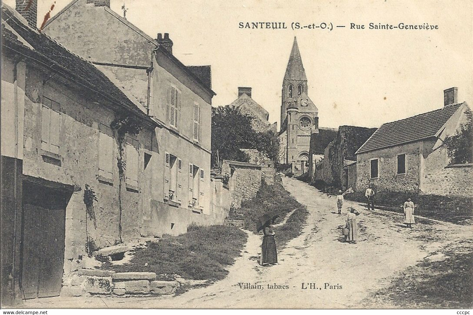 CPA Santeuil Rue Sainte-Geneviève