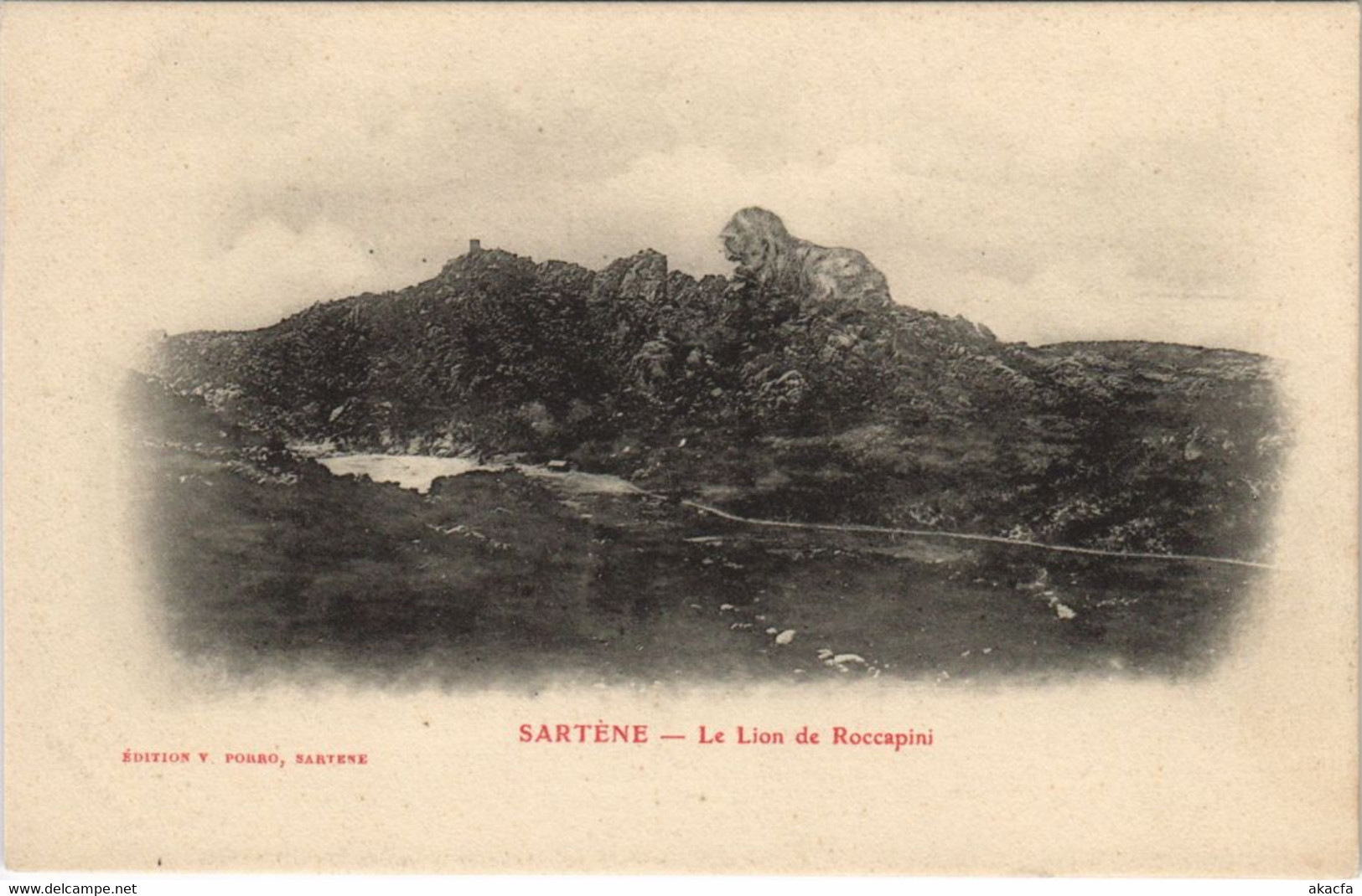 CPA Sartene Le Lion de Rocapina CORSICA (1078069)