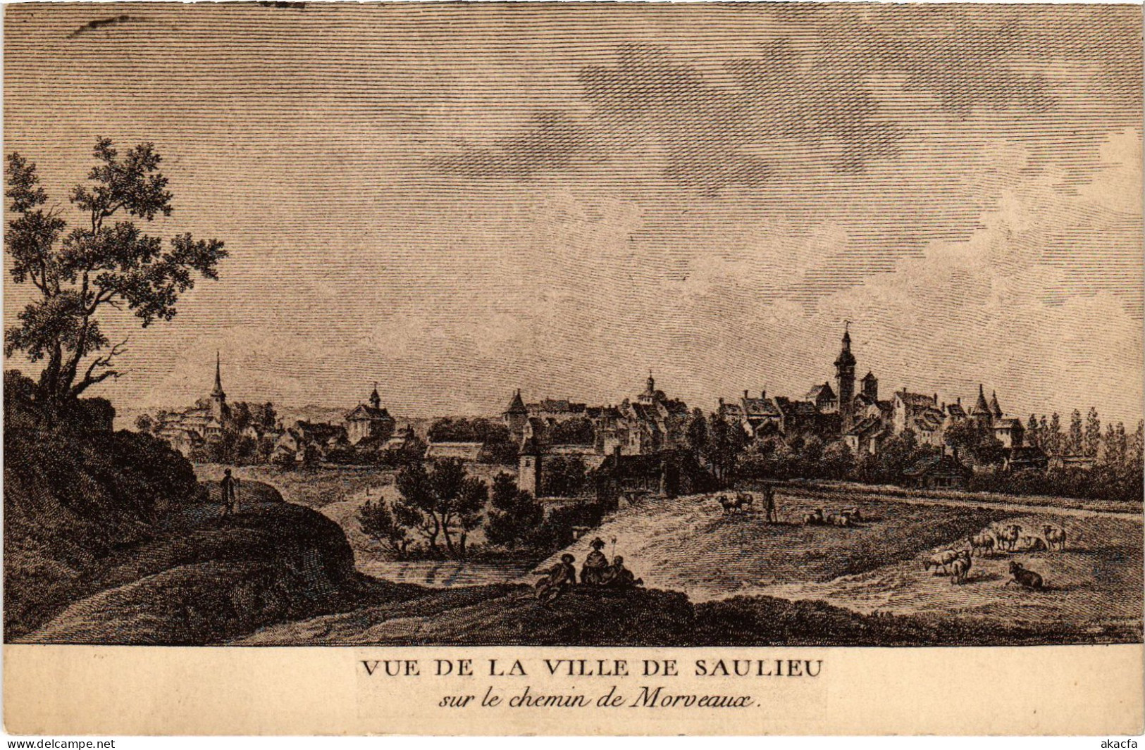 CPA Saulieu Vue de la Ville de Saulieu FRANCE (1375381)