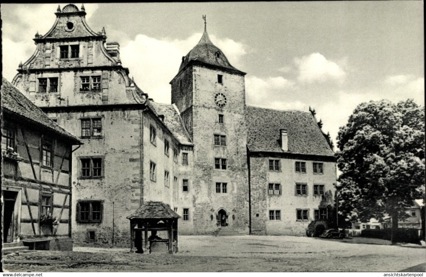 CPA Schlitz im Vogelsbergkreis, Ansicht der Vorderburg