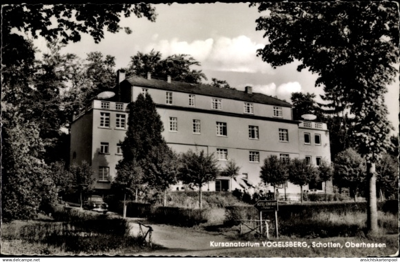 CPA Schotten im Vogelsbergkreis Hessen, Partie am Kursanatorium