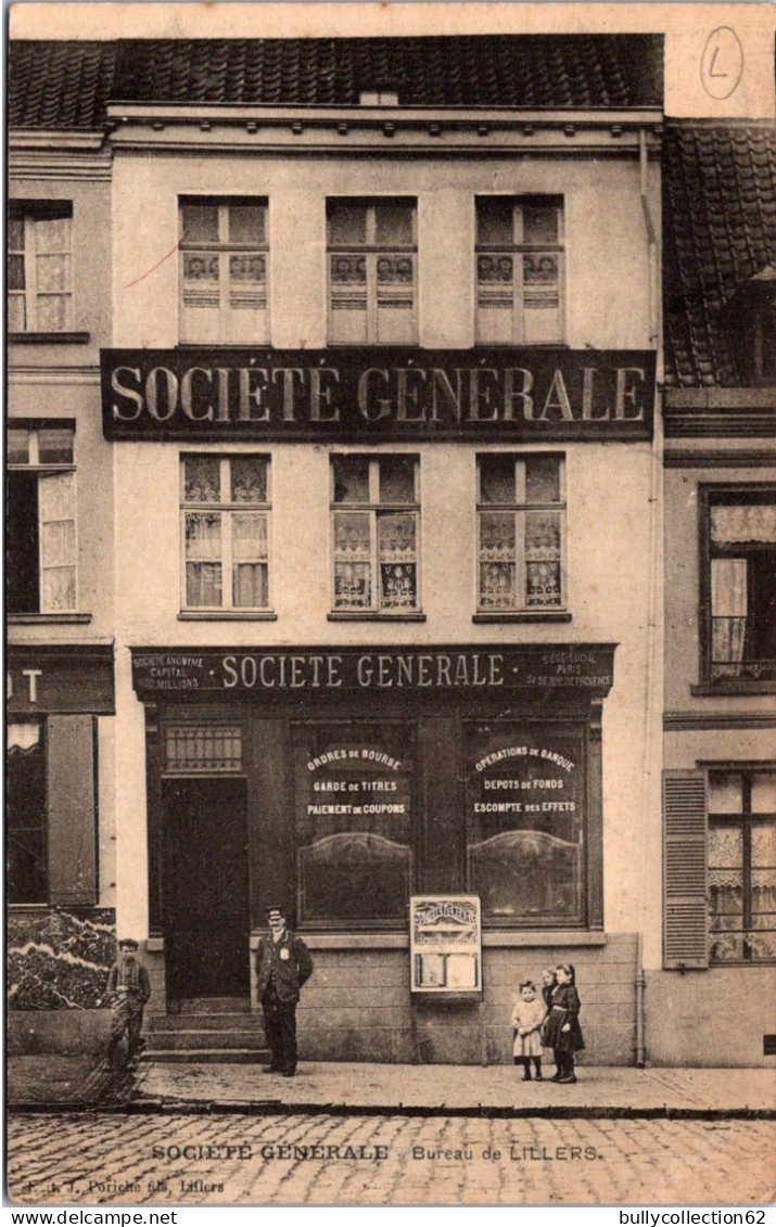 CPA - SELECTION  -  LILLERS  -  Société Générale - Bureau de Lillers