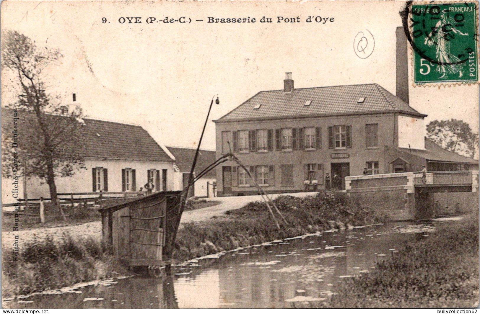 CPA - SELECTION - OYE PLAGE -   Brasserie Du Pont d'Oye