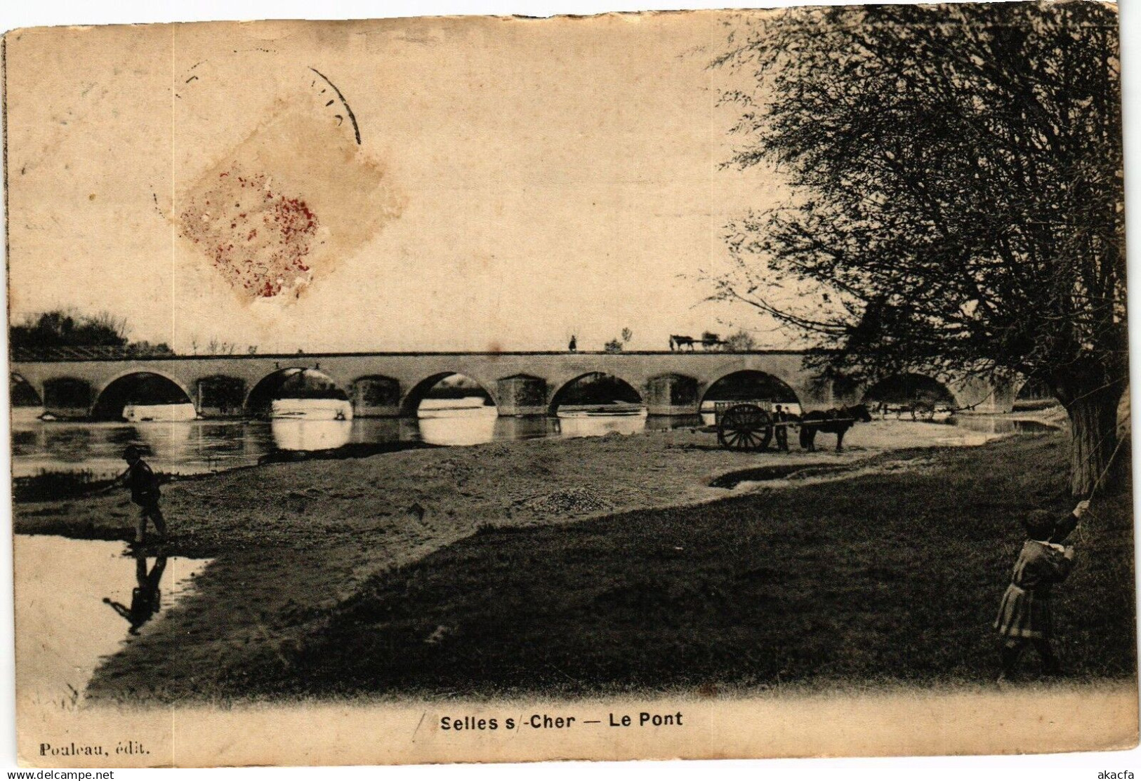 CPA SELLES-sur-CHER - Le Pont (208164)