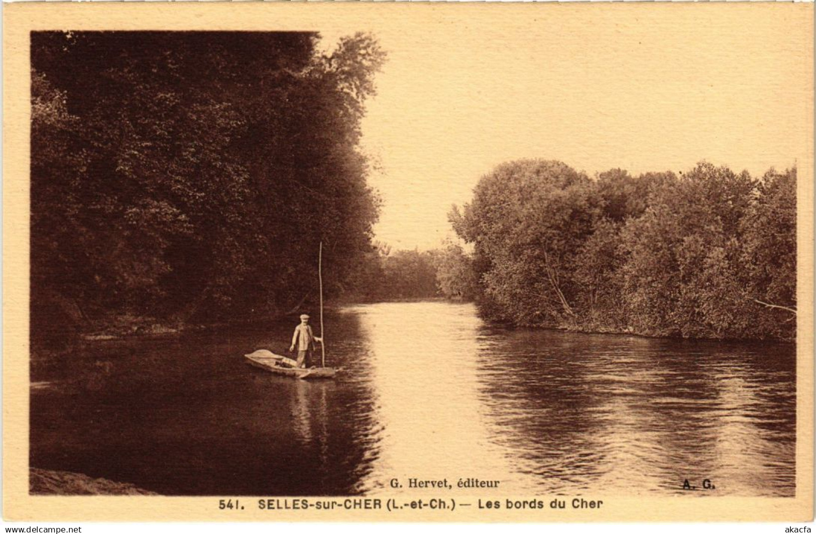 CPA Selles sur Cher Les bords du Cher FRANCE (1287484)