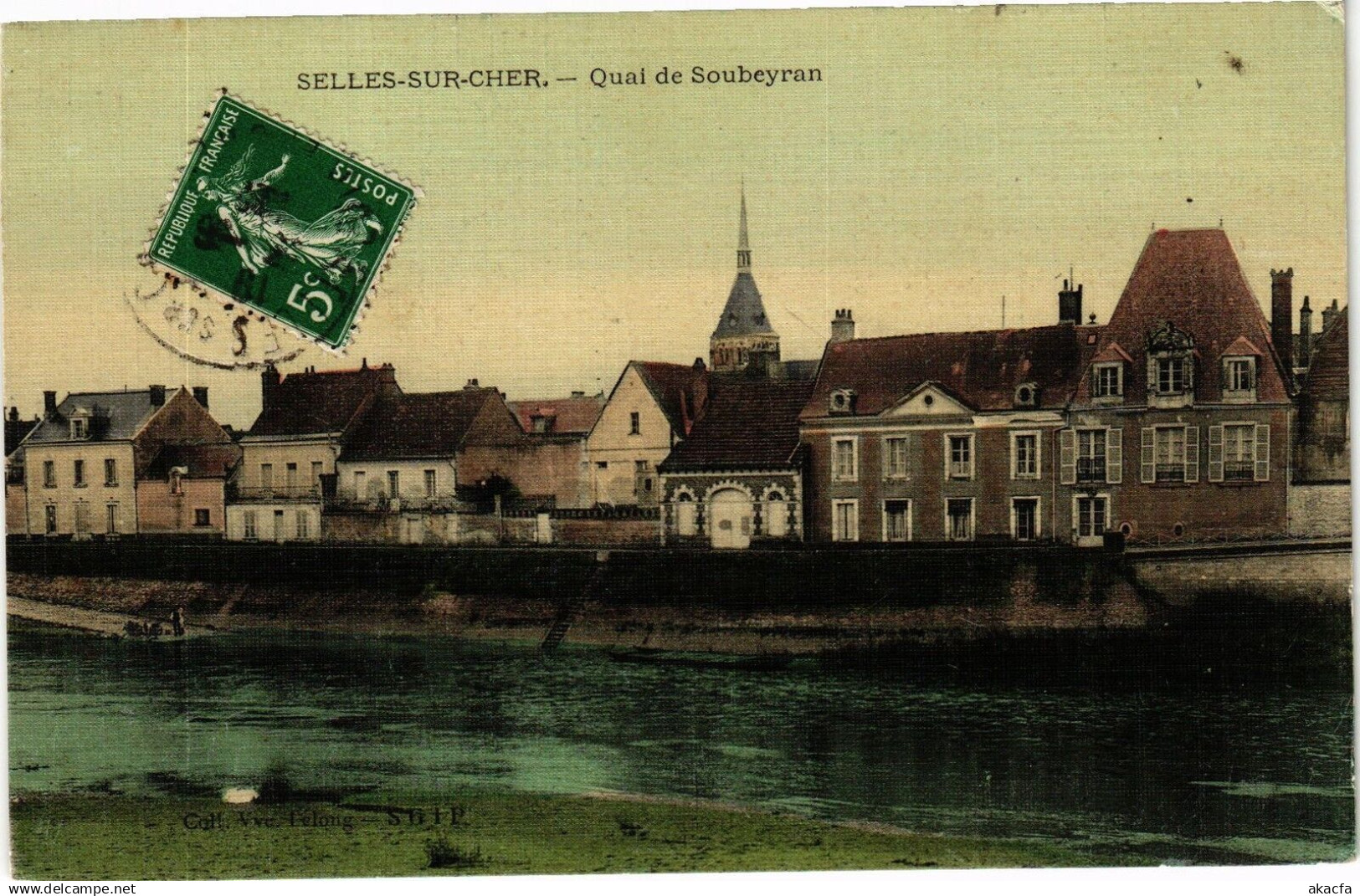 CPA SELLES-sur-CHER - Quai de Soubeyran (208156)