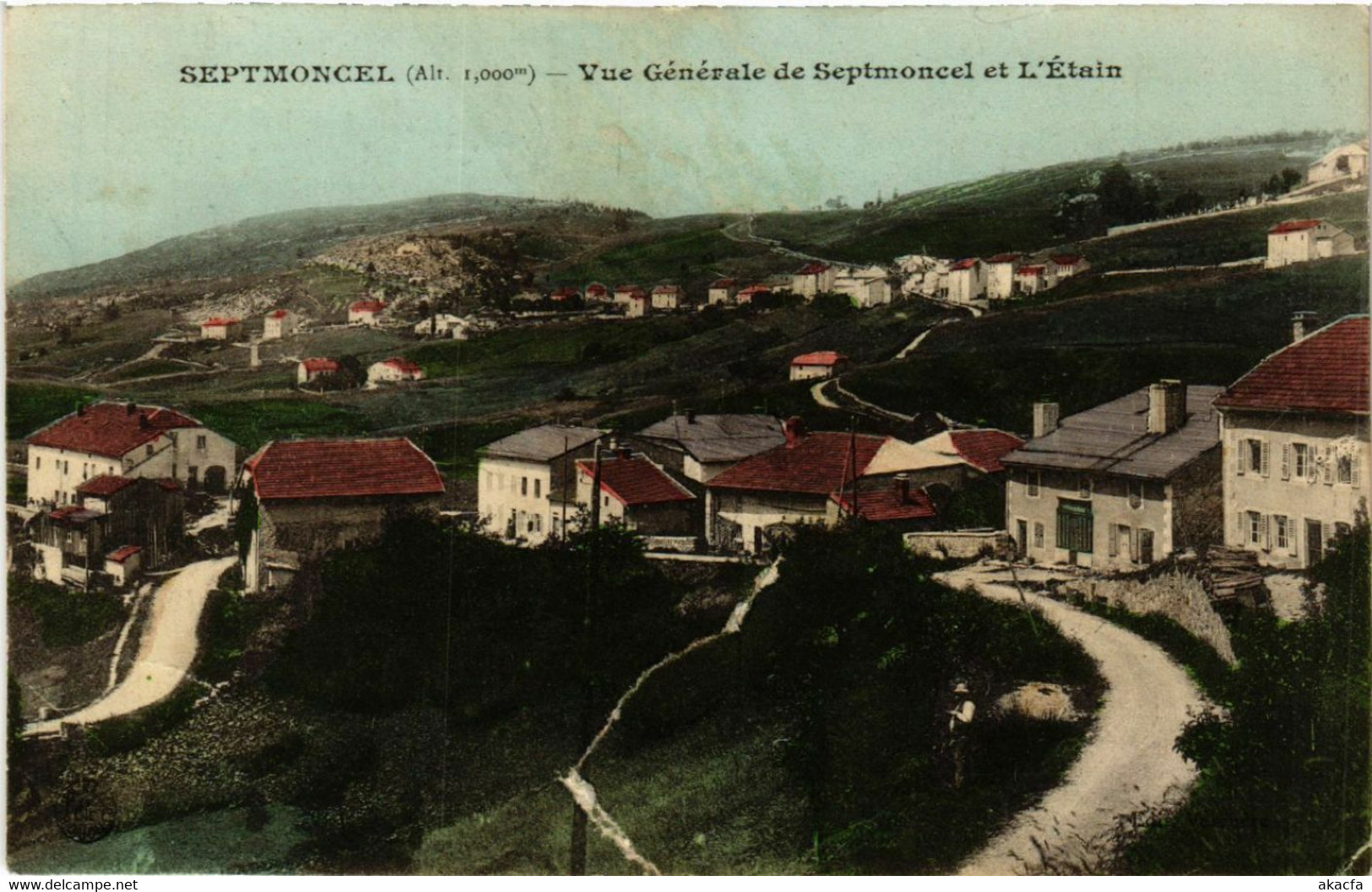 CPA SEPTMONCEL Vue générale et l'Etain (447080)