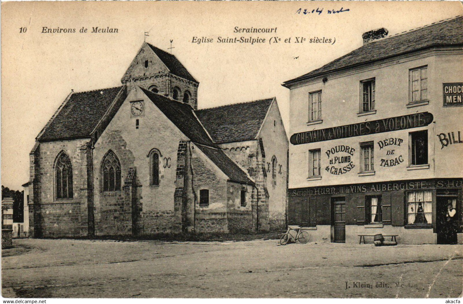 CPA Seraincourt Eglise Saint-Sulpice FRANCE (1330012)