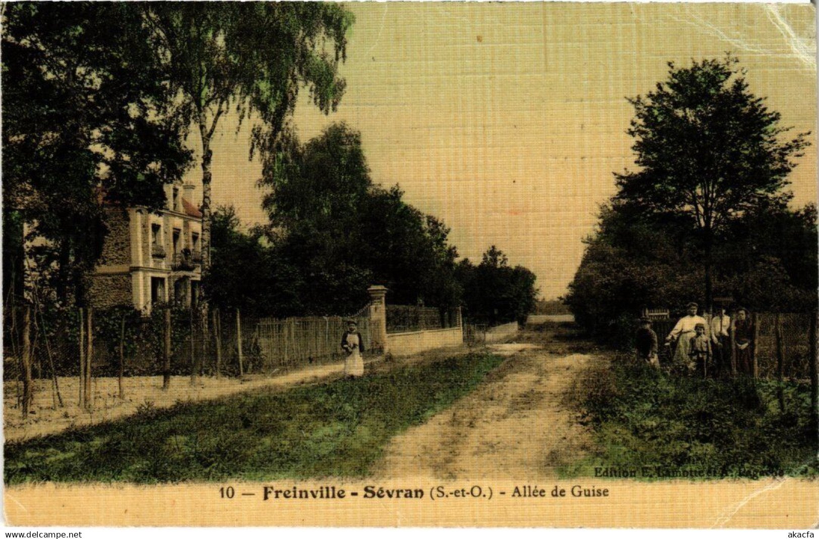 CPA SEVRAN FREINVILLE-SEVRAN - Allee de Guise (1353528)