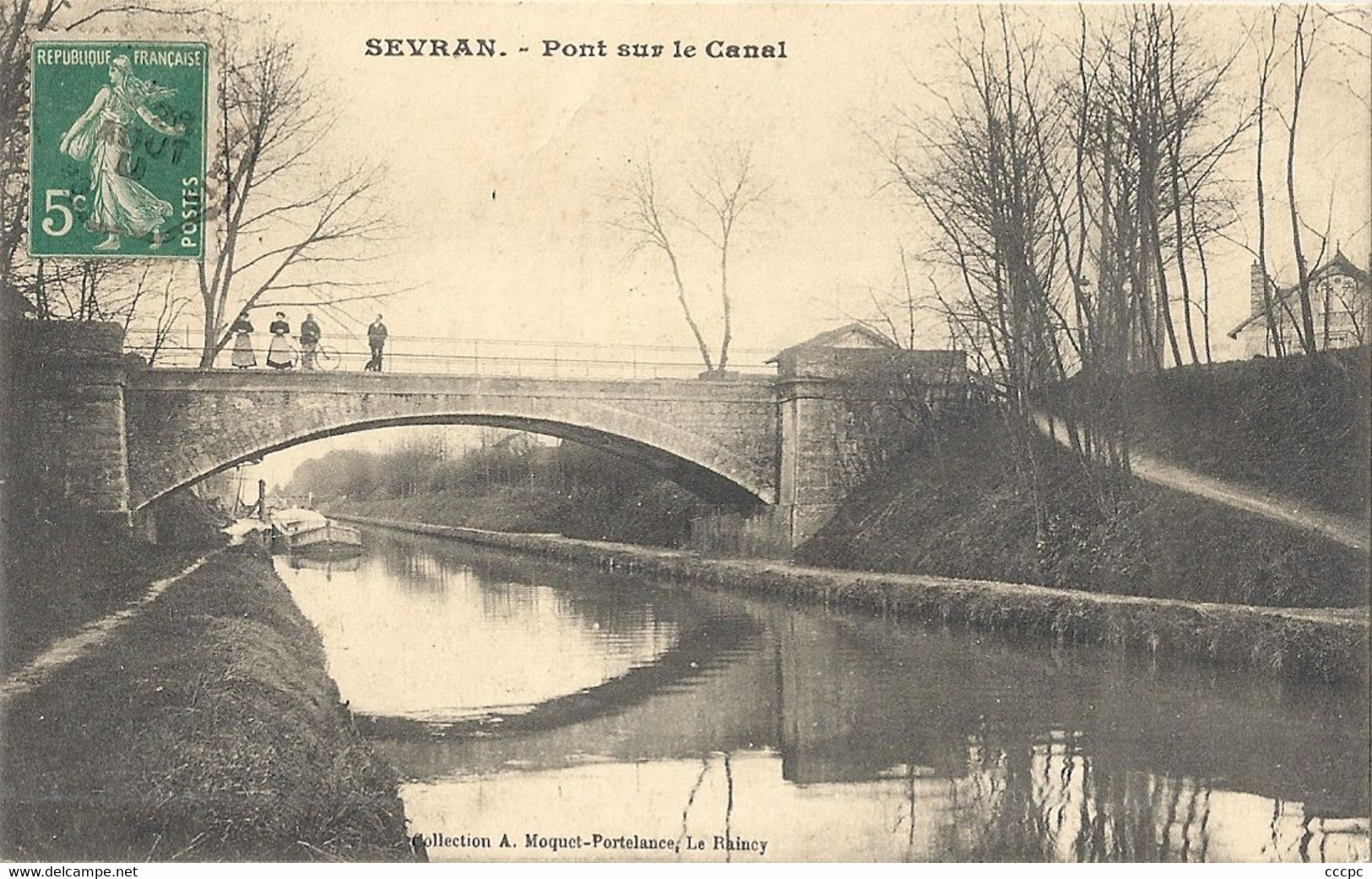 CPA Sevran Pont sur le Canal