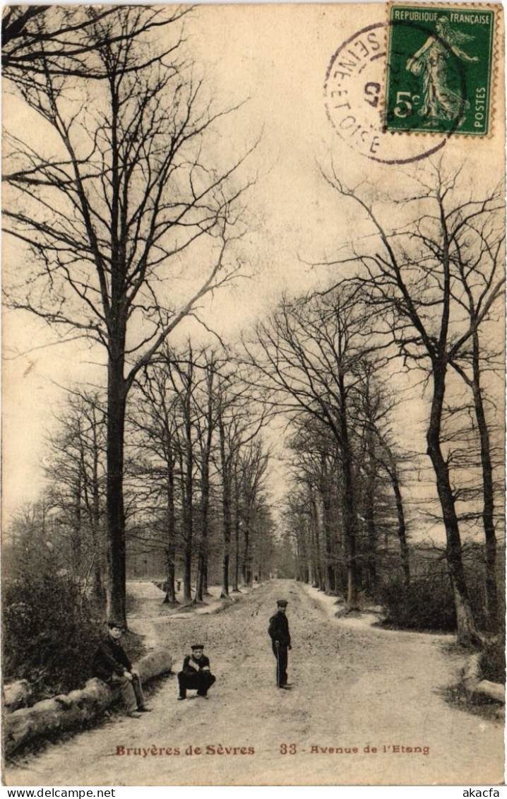 CPA SEVRES Bruyeres de Sevres - Avenue de l'Etang (1322332)