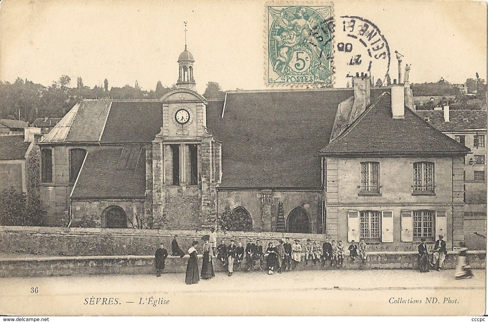 CPA Sèvres L'Eglise