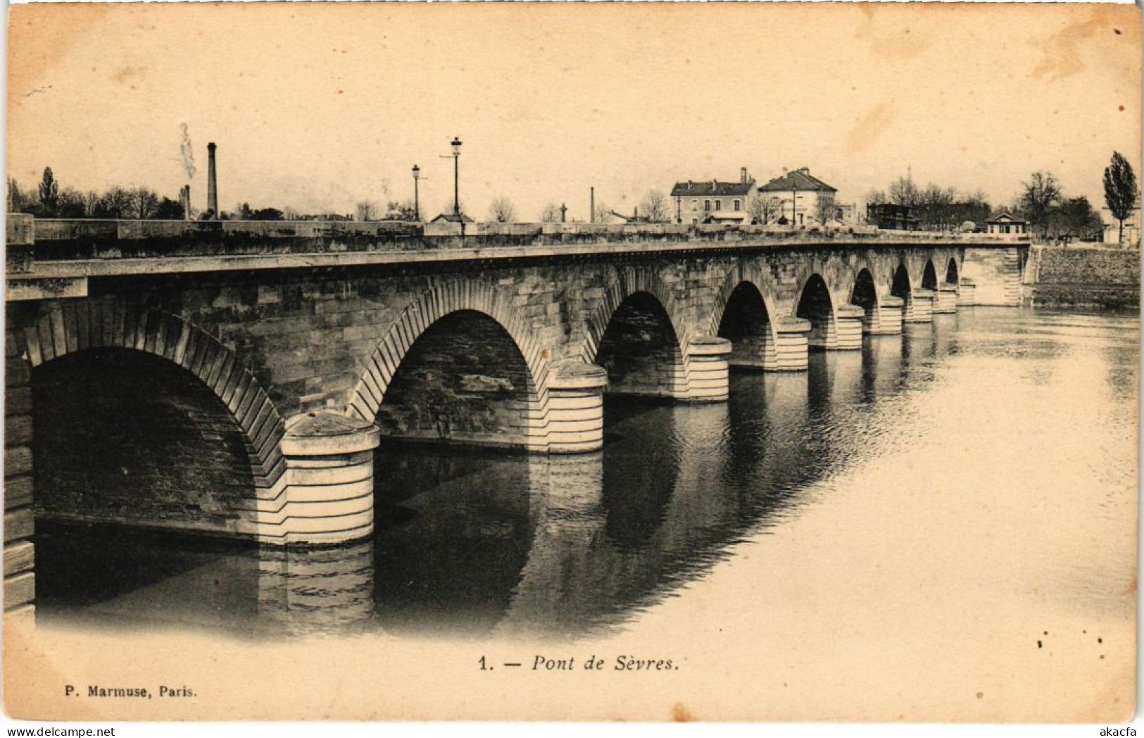 CPA SEVRES Pont de Sevres (1322281)