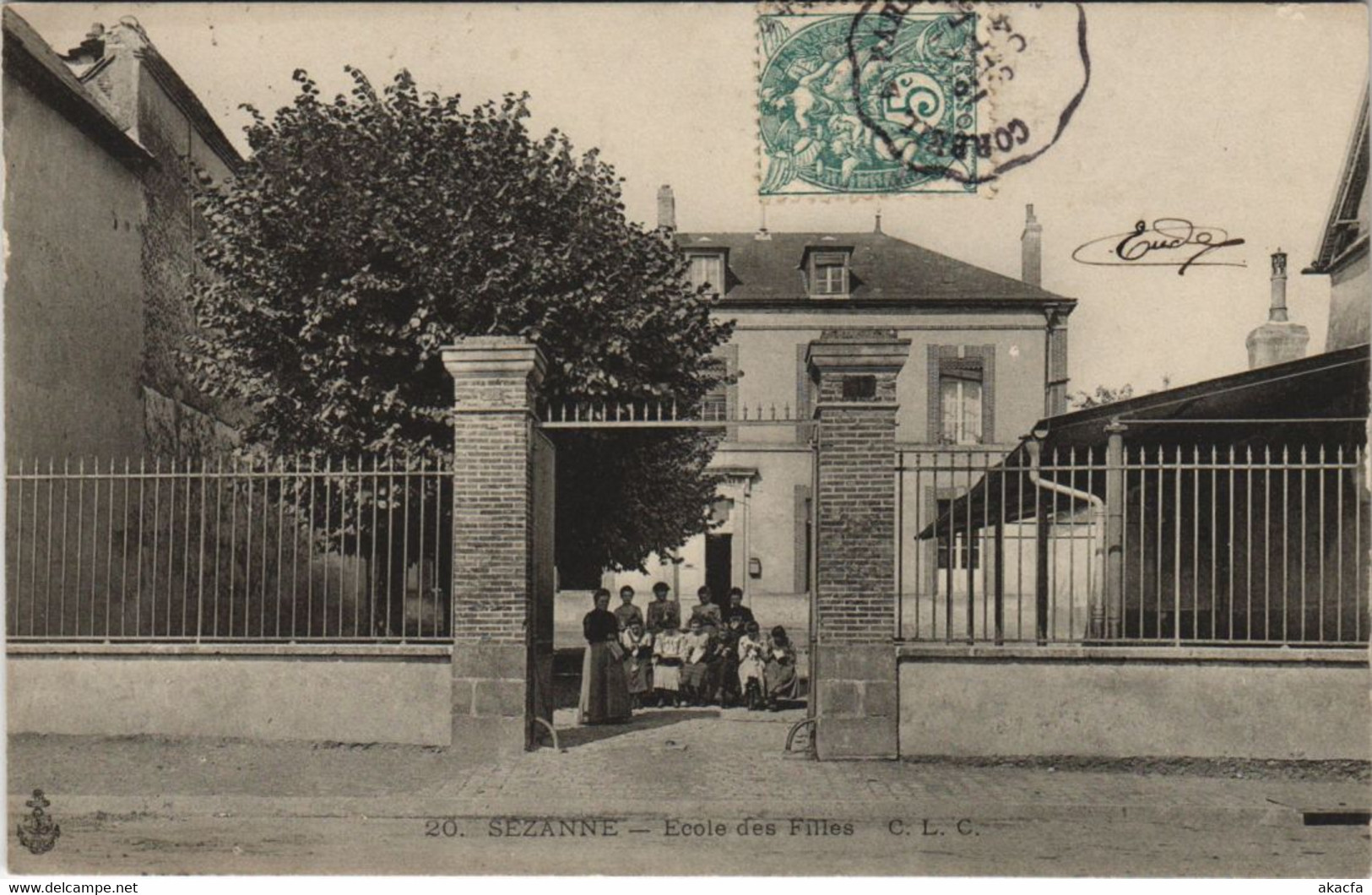 CPA SEZANNE - École des filles (132046)