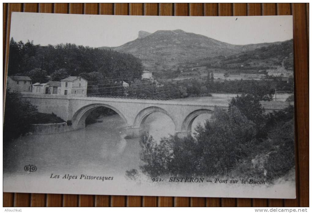 CPA : SISTERON PONT  SUR LE  BUECH ALPES DE HAUTE PROVENCE &gt;