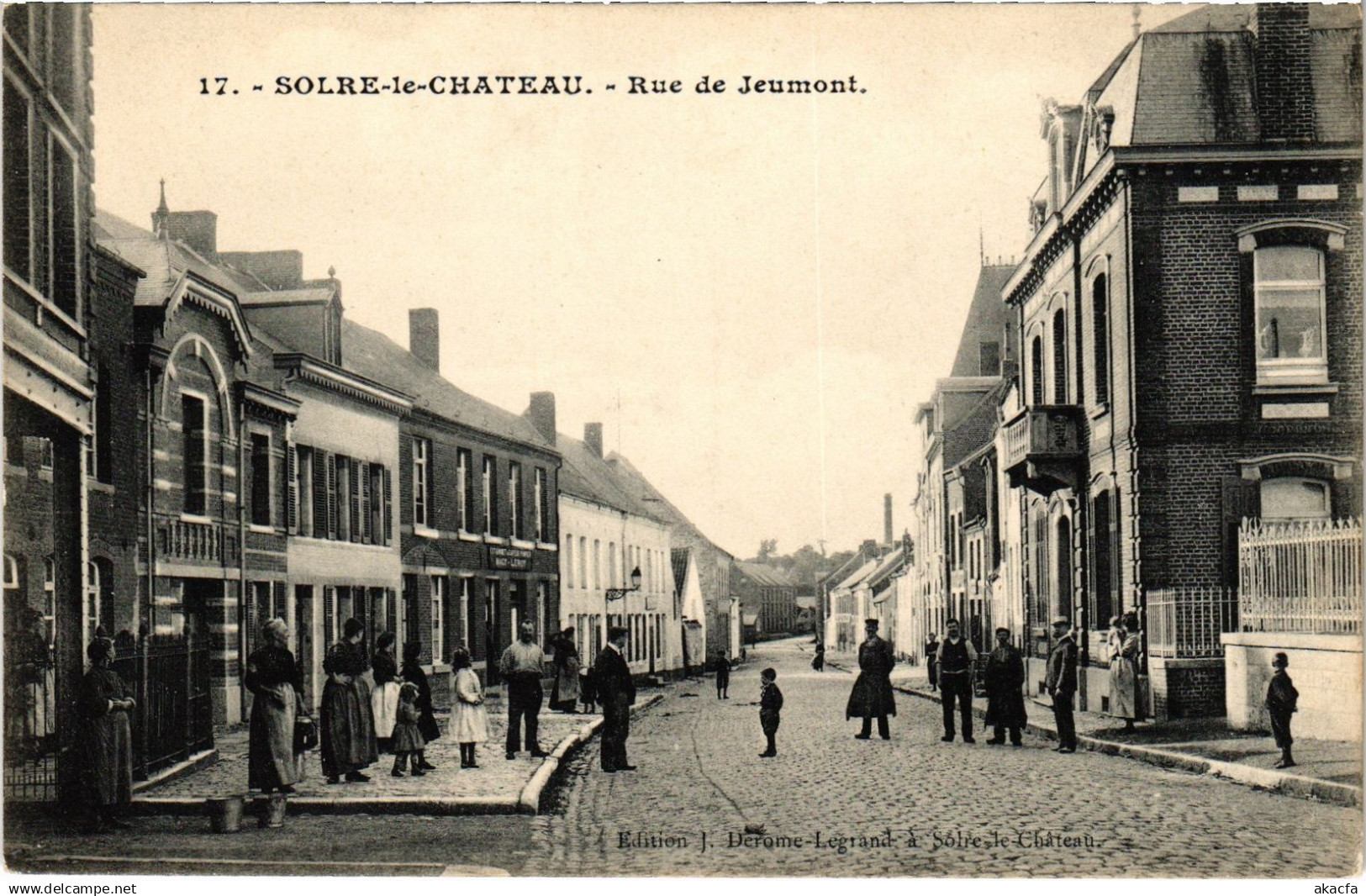 CPA Solre-le-Chateau Rue de Jeumont (1392328)