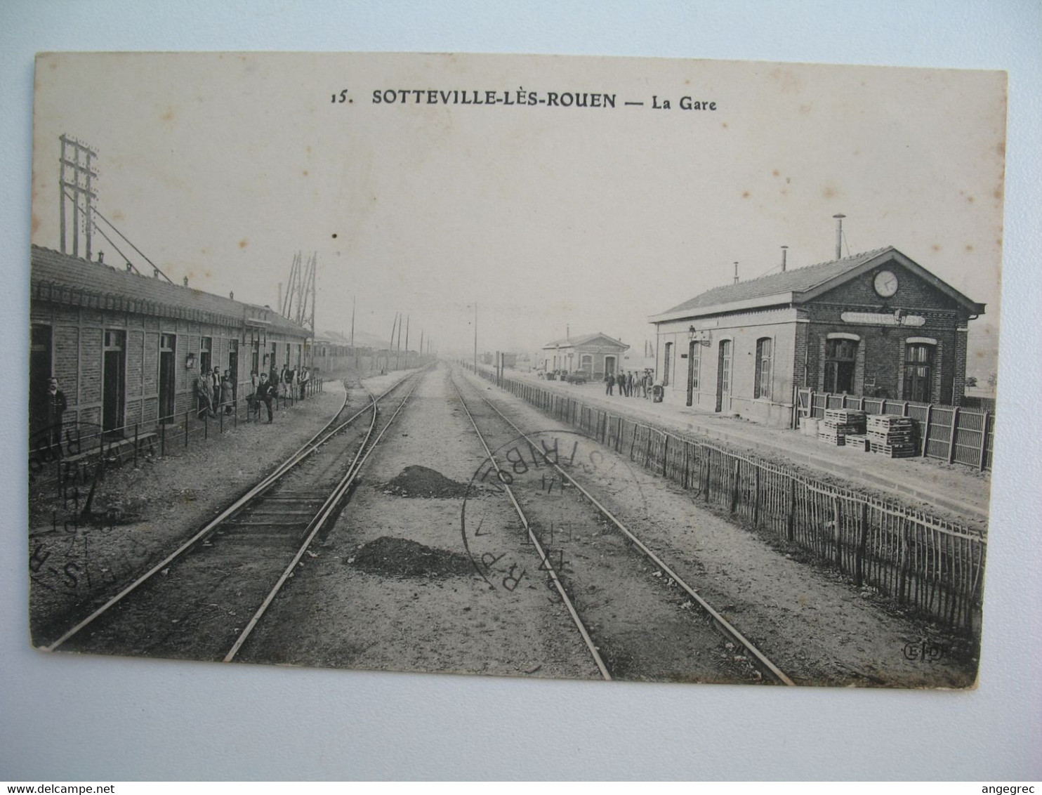 CPA Sotteville-Les-Rouen La Gare