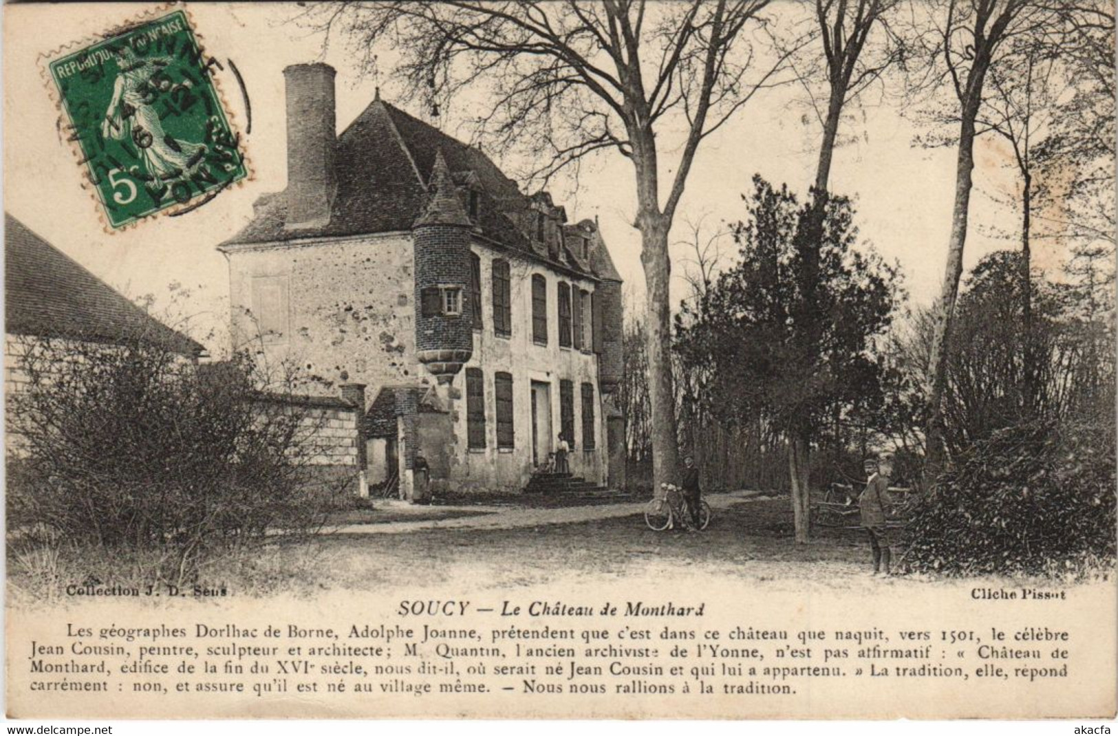 CPA SOUCY Le Chateau de Monthard (1198371)