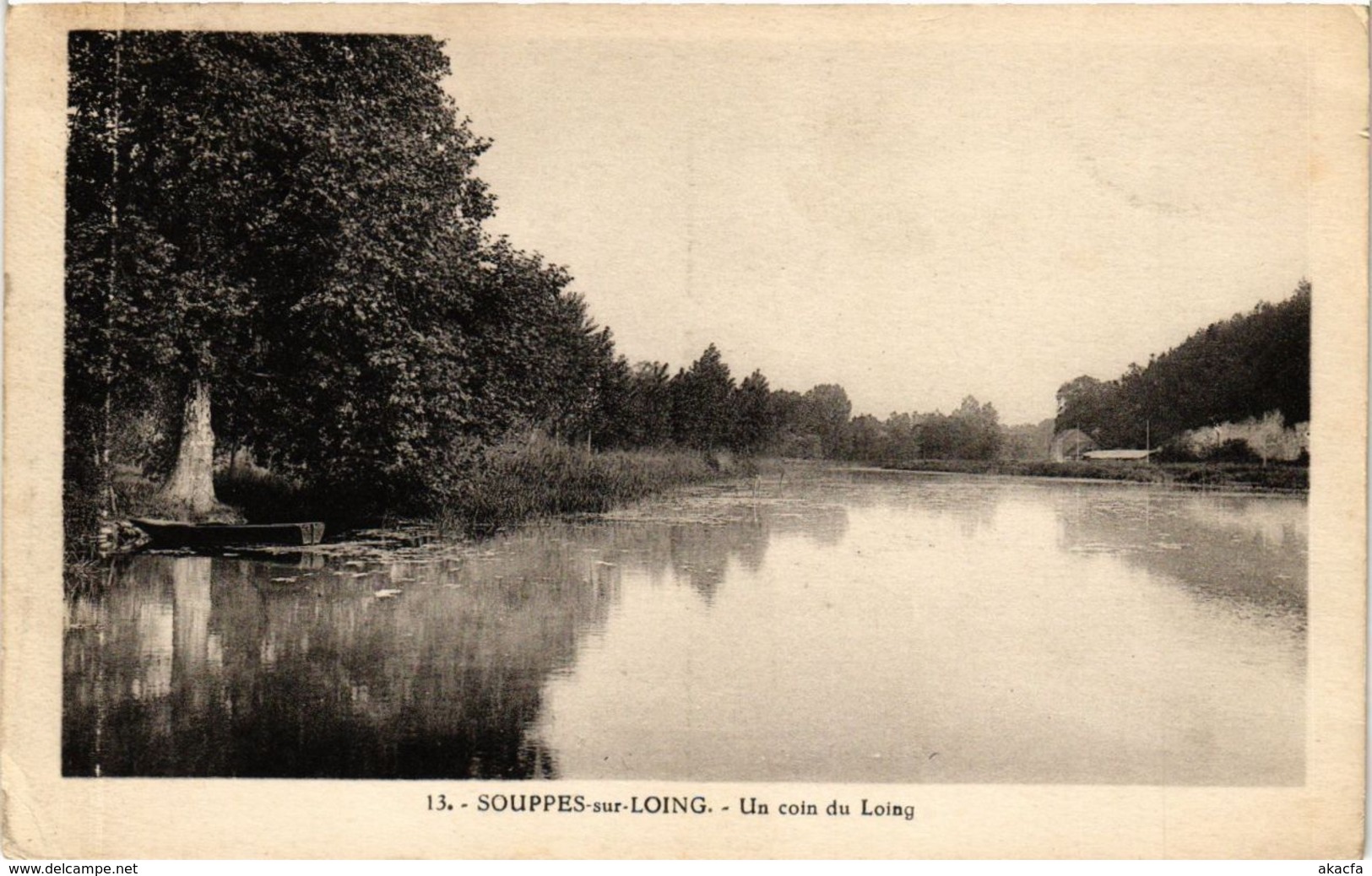 CPA SOUPPES-sur-LOING - Un coin du Loing (249329)