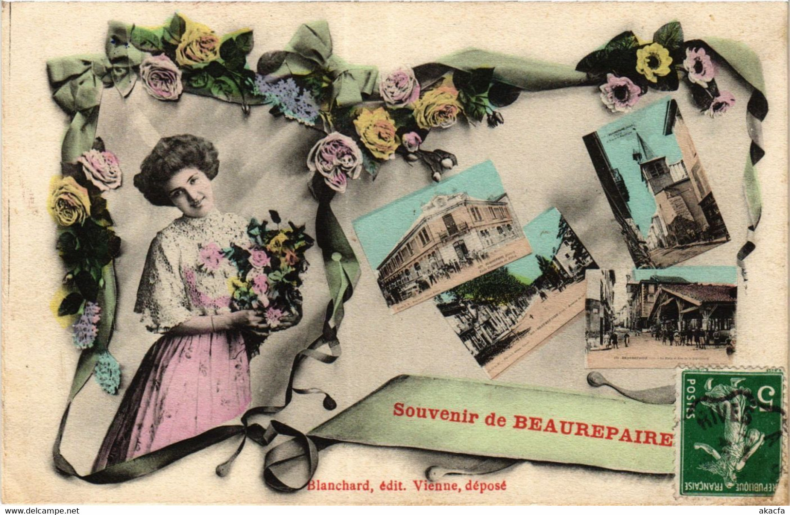 CPA Souvenir de BEAUREPAIRE (433472)